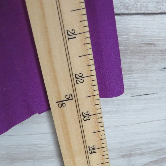 Express* Women's Long Sleeve Button Down Low V-Neck Shirt~ Size XS (Purple) - Picture 10 of 10